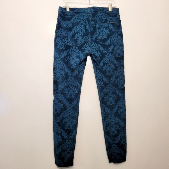 Hudson Jeans Nico Super Skinny Midrise in Teal Color Size 29 - Picture 2 of 9